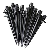 MANSHU 100pcs Adjustable Irrigation Drippers, Drip