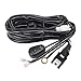 Bangbangche 20'' 126W Combo LED Light Bar+License Plate Light Bracket+10FT 12V Fuse Relay Rocker Switch Wiring Harness, Universal Front Bull Bar Bumper, 2 Fuctions( Mount Lincense Plate, Led Lights)