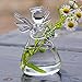 TOOGOO(R) Praying Angel Vases Crystal Transparent Glass Vase Flower Containers Hydroponic Containers Home Decorations Decor