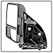 VIPMOTOZ Heated Power Remote Driver Side Left View Telescopic Turn Signal Exterior Towing Mirror & Glass Replacement For 2008-2016 Ford Superduty F250 F350 F450 F550 Pickup Truck
