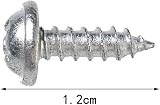 nuoshen 25pcs Heavy Duty Picture Frame Hanging Rings with Screws D-Ring view 3