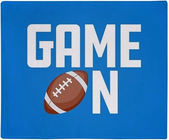 Amazon Com Cafepress Emoji Football Game On Throw Blanket Soft Fleece Throw Blanket 50 X60 Stadium Blanket Home Kitchen