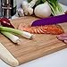 Best Organic Bamboo Wood Cutting Board, Premium Quality Heavy Duty Wooden Chopping, Slicing Board Antibacterial, Chemical-Free, Perfect for Your Kitchen Easy Clean Large Size 18 x 12.5 x 0.7 Inches