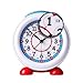 EasyRead Time Teacher Children’s Alarm Clock with Night Light, 24-Hour Red & Blue Clock Face