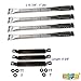 Hisencn Gas Grill Repair Kit Stainless Steel Pipe Burners, Crossover Tubes, Igniter Electorde Replacement For Charbroil 4 Burner 463248108, 463260207, 463260707, 463261107 Grills, G413-5000-01, 15 7/8