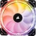 Corsair HD Series HD140 RGB LED 140mm High Performance RGB LED PWM Dual Fans with Controller Cooling (CO‐9050069‐WW) (Certified Refurbished)