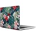 iDOO MacBook Pro 15 Case 2017 & 2016 Release Model A1707, Plastic Hard Case Cover for The Newest MacBook Pro 15 inch with Touch Bar and Touch ID - Tropical Palm Leaves with Red Flowers