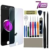iPhone 7 Screen Replacement, LCD Touch Screen Kit Digitizer Frame Assembly Set for iPhone 7 Black