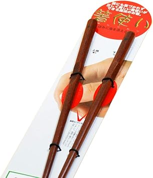 Amazon 矯正箸 箸使い 子供箸 大人用 しつけ箸 右利き 16 茶 若狭塗 子ども用箸