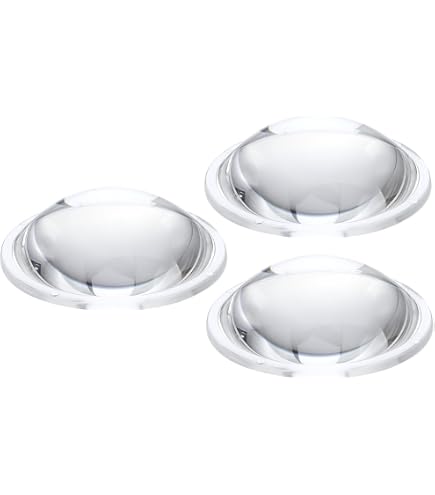 thumbnail image 2 of PATIKIL Diameter 20mm Height 7mm Flat Convex Lens, 10 Pcs Acrylic LED... 2 of 9