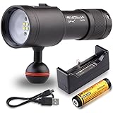 Evolva Future Technology D02 Scuba Diving Underwater 100M Video / Camera Photography Light Torch Flashlight