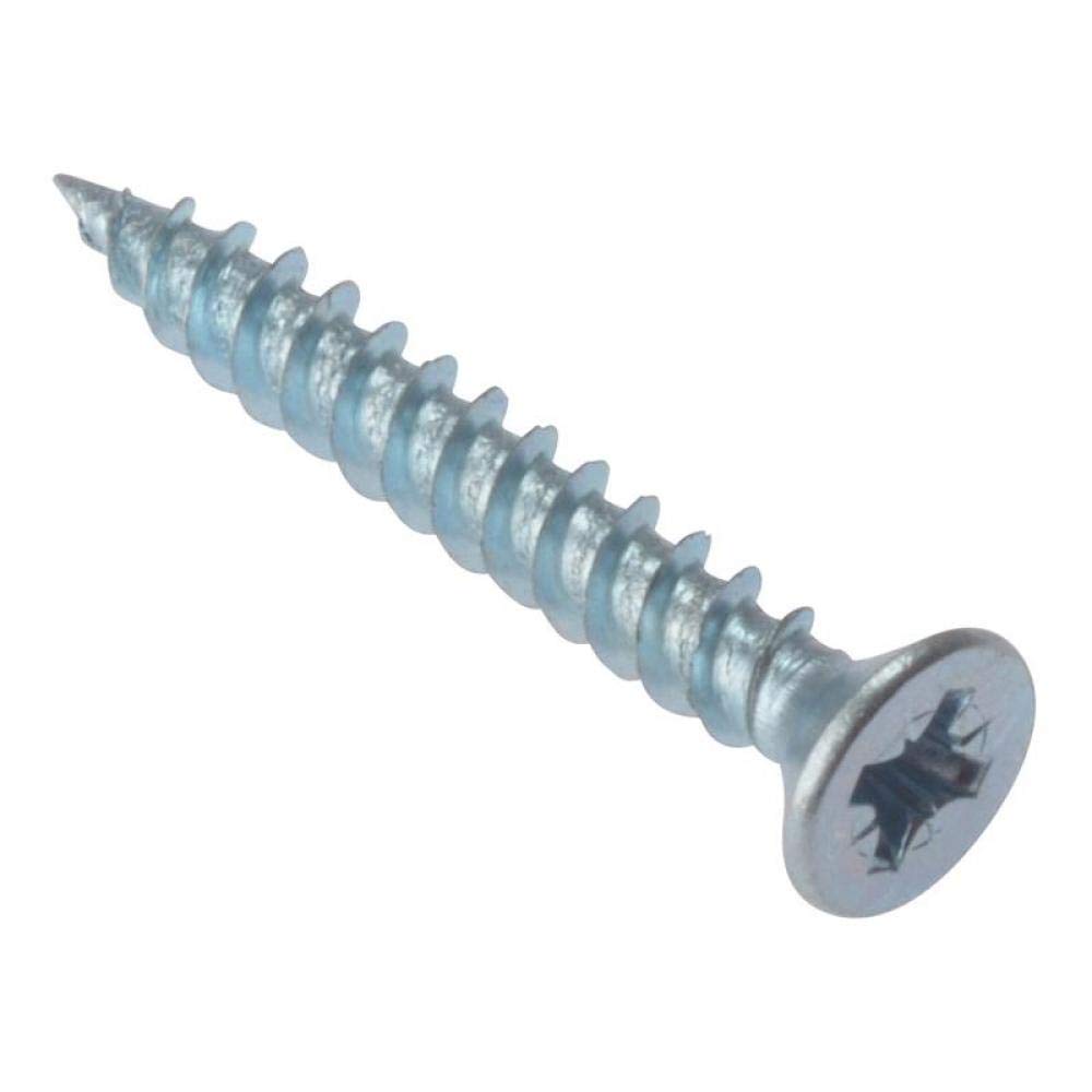 ForgeFix General-Purpose Twin Thread Screws | 2" x 6 | Zinc Plated | Box 200