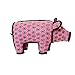 TUFFY - World's Tuffest Soft Dog Toy - Barnyard Pig- Multiple Layers. Made Durable, Strong & Tough. Interactive Play (Tug, Toss & Fetch). Machine Washable & Floats