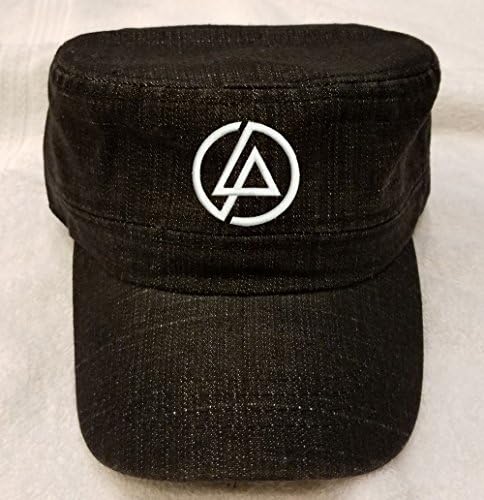 LINKIN PARK Symbol Black Denim Cadet Flat castro hat