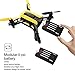 Holy Stone HS150 Bolt Bee Mini Racing Drone RC Quadcopter RTF 2.4GHz 6-Axis Gyro with 50KMH High Speed Headless Mode Wind Resistance Includes Bonus Battery