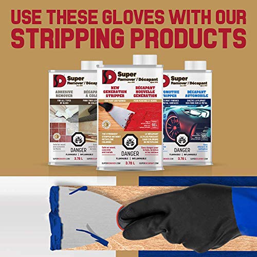 Neoprene, Chemical Resistant Gloves, Industrial Strength, Stripping and