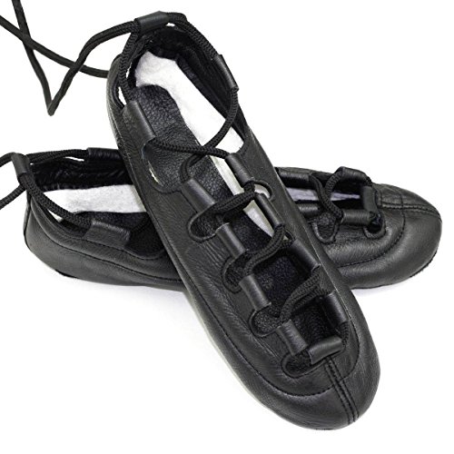 PURE COWHIDE LEATHER NEW IRISH PUMP DANCING SHOES ALL SIZES INSTOCK SOFT SOLE HANDMADE (USA 1 (ADULT)) - Thumbnail 3