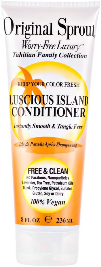 Original Sprout Tahitian Luscious Island Ultra-Rich Conditioner 236 ml - Free & Clean – No Parabens