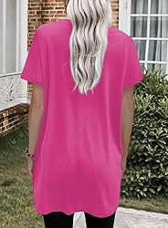 Poetsky Plus Size Summer Tops for Women 2025 Short