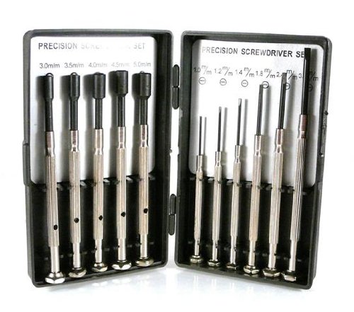 Jeweler's Precision Screwdriver and Socket Set- 11 Pc