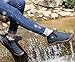 JACKSHIBO Women Men Fully Fur Lined Waterproof Anti-Slip Outdoor Slippers Ankle Boots House Slipper
