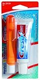 Handy Solutions Folding T/brush W/ Crest T/paste Travel Kit, 1pc Packages (Pack of 12) (Colors May Vary)