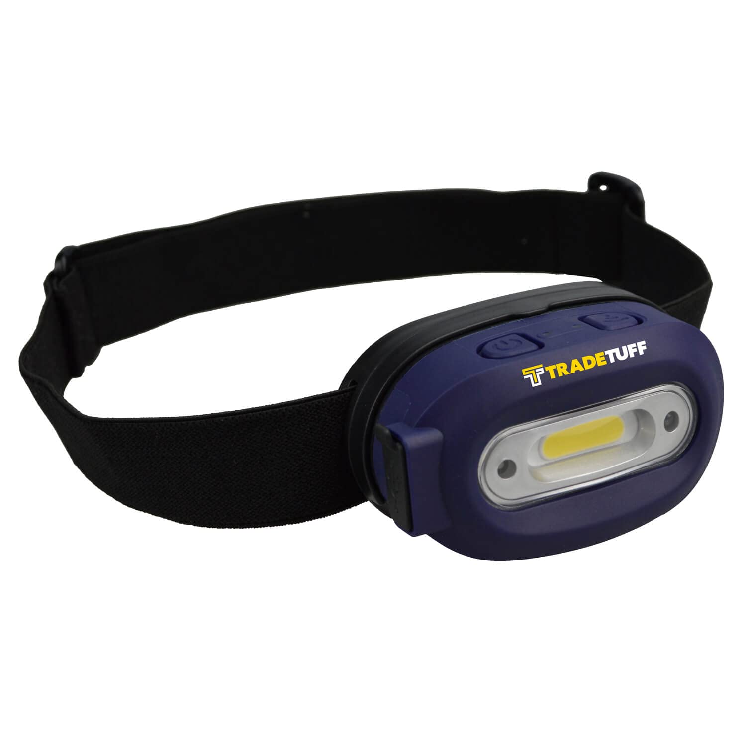 TRADETUFF XTRA260 Rechargeable Head Torch Hands-Free Flashlight Headlight Splash Dustproof 2 Levels Dimmable