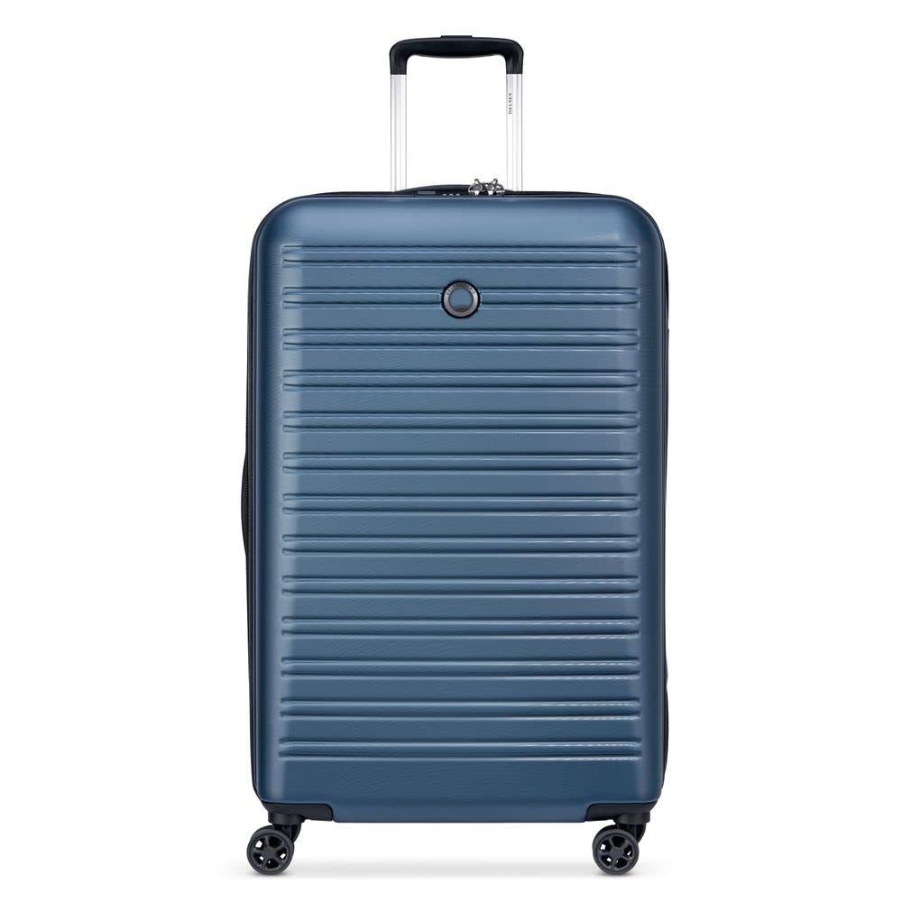 DELSEY Paris - SEGUR 2.0 - Large Rigid Suitcase - 75x50x30 cm - 105 liters - L - Blue