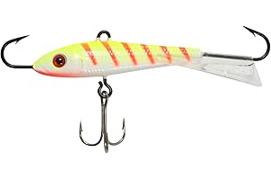 NORTHLAND TACKLE Northland Fishing Tackle Pitchin' Puppet Darting Premium Fishing Jig for Snap Jigging & Pitching Walleyes, Assorted Lure Colors & Bait Sizes