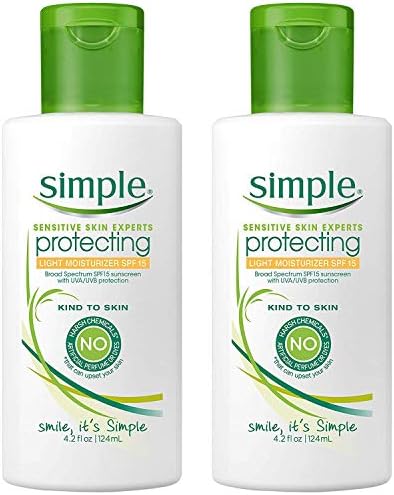 Simple Kind to Skin Facial Moisturizer, Protecting 15 4.2 oz (2 Pack)