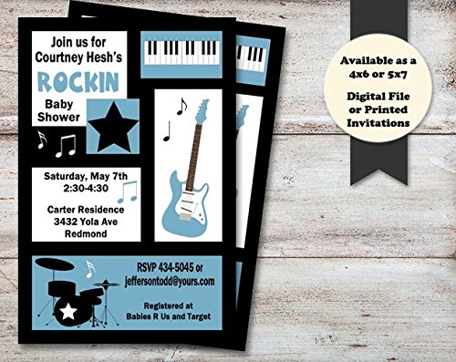 musical themed baby shower