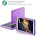 Poetic TurtleSkin iPad Pro 12.9 Rugged Case Heavy Duty Protection Silicone Sound-Amplification for iPad Pro 12.9 (1st Gen 2015) / iPad Pro 12.9 (2nd Gen 2017) Purple