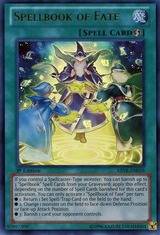 Yu-Gi-Oh! - Spellbook of Fate (ABYR-EN059) - Abyss Rising - 1st Edition - Ultra Rare
