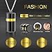 Mini Bluetooth Earbud BT V4.1 Invisible Bluetooth Headphone Single Wireless Car Headset Super Small Earpiece With Mic Metal Earphone (Black Gold)