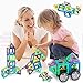 Ranphykx Magnetic Blocks, 72 Pieces Magnetic Building Blocks, Magnetic Tiles Educational Construction for Kids Toys