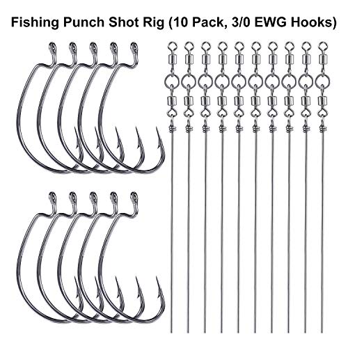 PLUSINNO Fishing Accessories Kit, 10/212/263Pcs Fishing Tackle Kit with