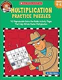 Multiplication Practice Puzzles: 40 Reproducible Solve-the-Riddle Activity Pages That Help All Kids Master Multiplication (Funnybone Books) Grades 4-6
