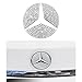 1797 Compatible Rear LOGO Caps for Mercedes Benz Accessories Bling Parts Badge Emblem Trunk Covers Decals Stickers Interior Decorations W204 W205 W213 C E S Class AMG Women Men Crystal Silver 3 Pack