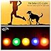 Pawaboo Dog Collar LED Light, [5 PACK] Weather Resistant Clip-on Dogs Cats Pets Collar Pendant Safety LED Lights Spotlights for Night Walking Camping, 3 Flashing Modes, Multicolor