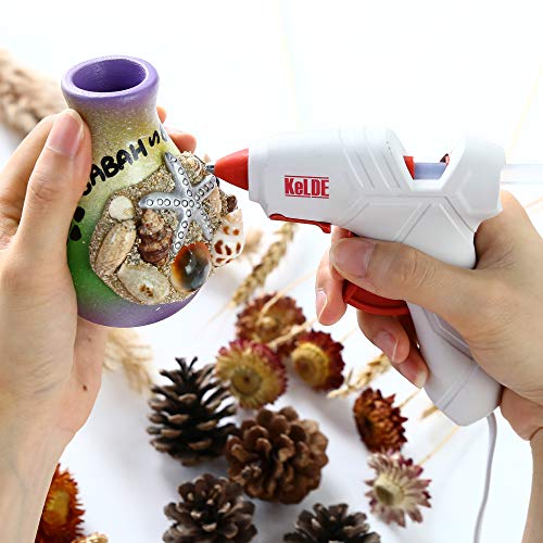KeLDE 250 Piece Hot Glue Stick Kit, 7.2x100mm 4" and 0.27 Inch Diameter Compatible with Most Small Glue Guns for Crafting