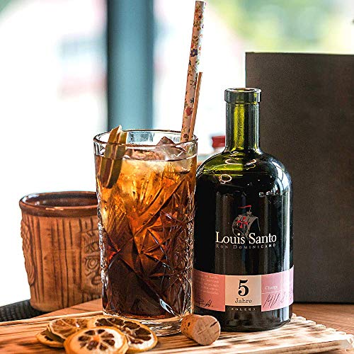 Louis Santo - Premium Rum 5 Jahre | aus der dominikanischen Republik | Solera Verfahren | ohne künstliche Aromen | Holzfass gereift | Naturkorken – Bild 4