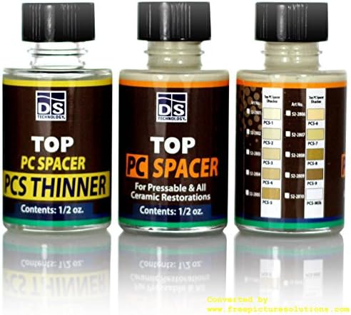 DS TECHNOLOGY TOP PC Spacer - Tooth-Colored Die Spacer - 1/2oz - Die Spacer - of Pressable - Ceramic Technique