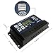 BougeRV 30A Solar Charge Controller Solar Panel Battery Regulator 12V/24V with Dual USB Port Display [ Updated Version ]