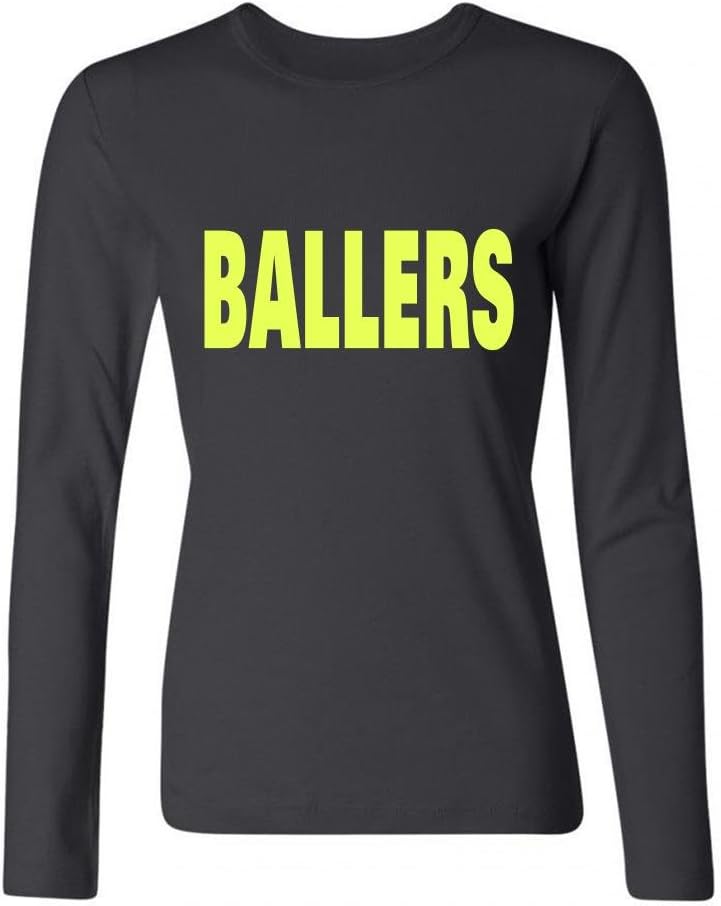 RZF Women's Dwayne Johnson Hbo Ballers Logo Long Sleeve T-shirt