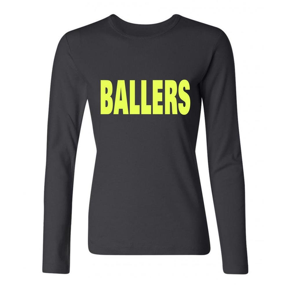 RZF Women's Dwayne Johnson Hbo Ballers Logo Long Sleeve T-shirt
