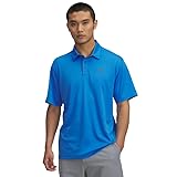 Under Armour - Mens Tech Polo, Color Blue Atlantis