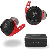 Avantree SweatProof Wireless Earbuds with Ear Fins for Secure Fit, Best for Running Sport Workout Exercise, Great Sound with aptX, IPX7, Bluetooth 5.0 Earphones w/ 120Hrs Long Battery Life - TW106