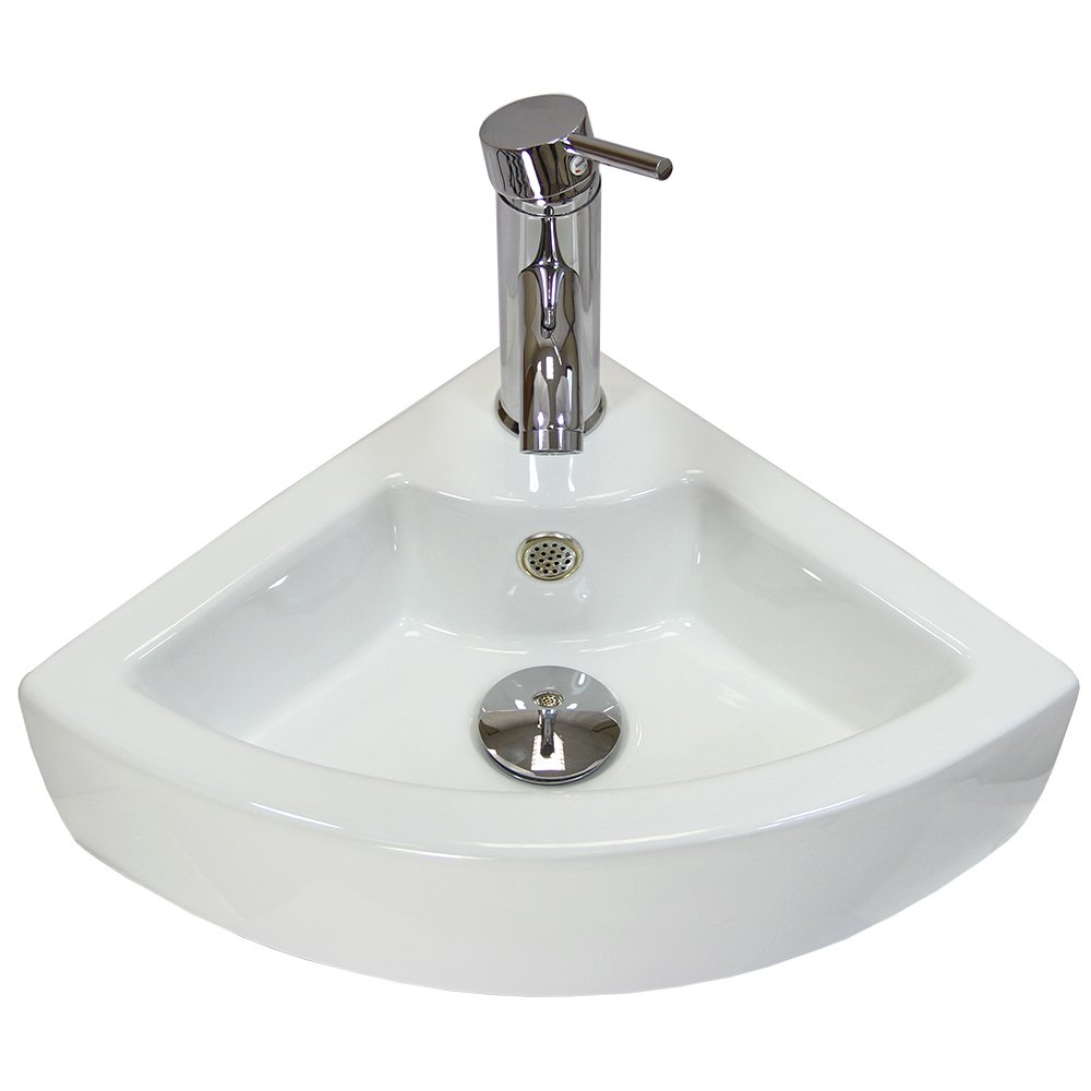 Buy Cloakroom Hand Sink Corner Wash Basin Bathroom Wall Mounted Small