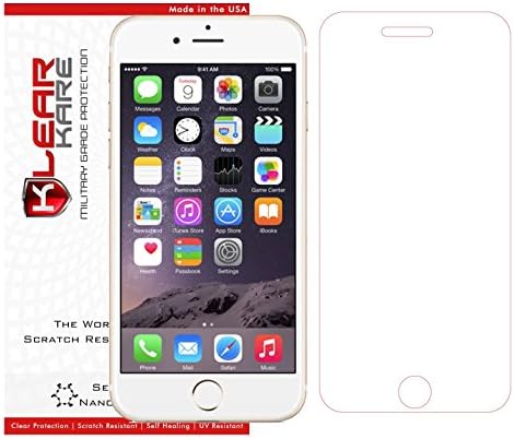 Edge to Edge Protection - KlearKare Invisible Screen Shield Protector for iPhone 6 | Military Grade Scratch Protection