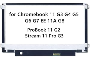 YOUYUANLTD for HP Chromebook 11 G3 G4 G5 G6 G7 G8 EE 11A - ProBook 11 G2, Stream 11 Pro G3, 11.6" HD LED Display Screen Replacement, Matte (for Chromebook 11)